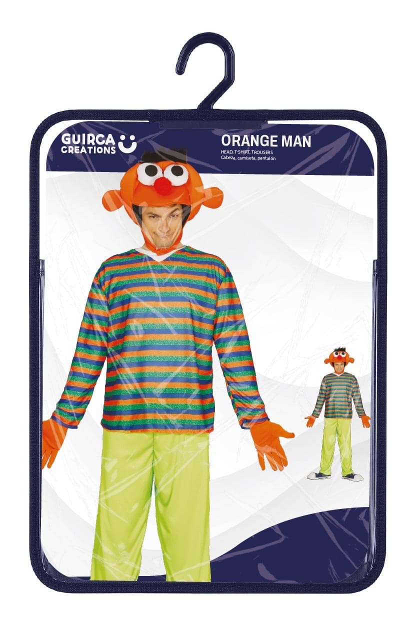 Orange mand – kostume til herrer