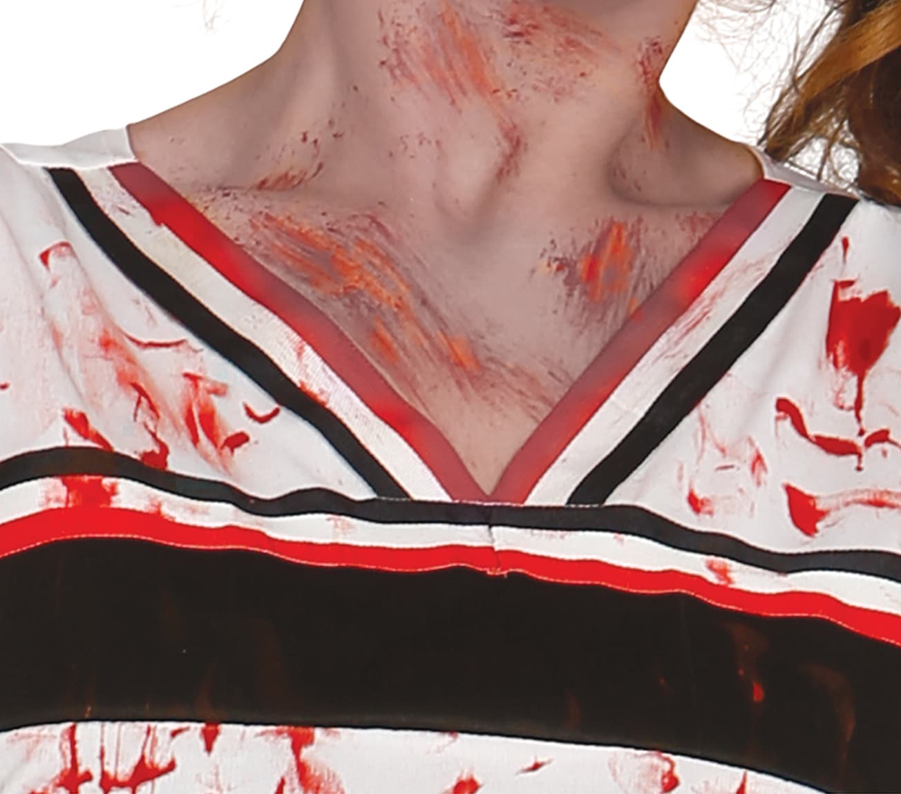 Zombie-cheerleader – kostume til børn og voksne