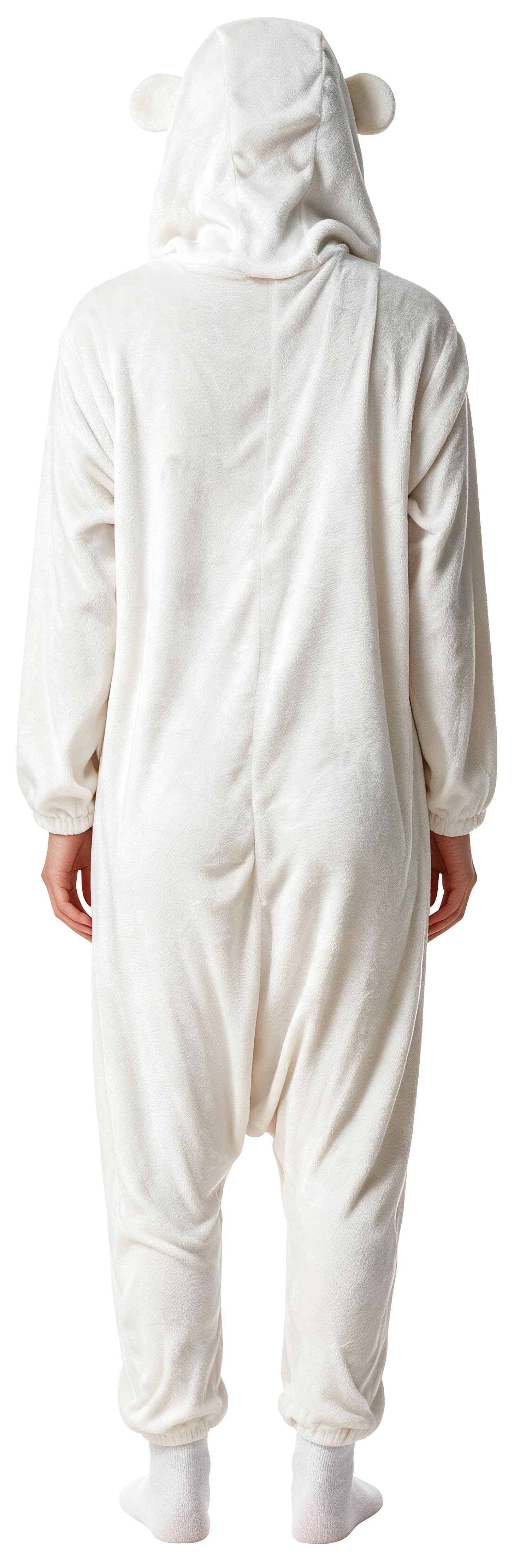 Isbjørn-kigurumi – kostume til voksne
