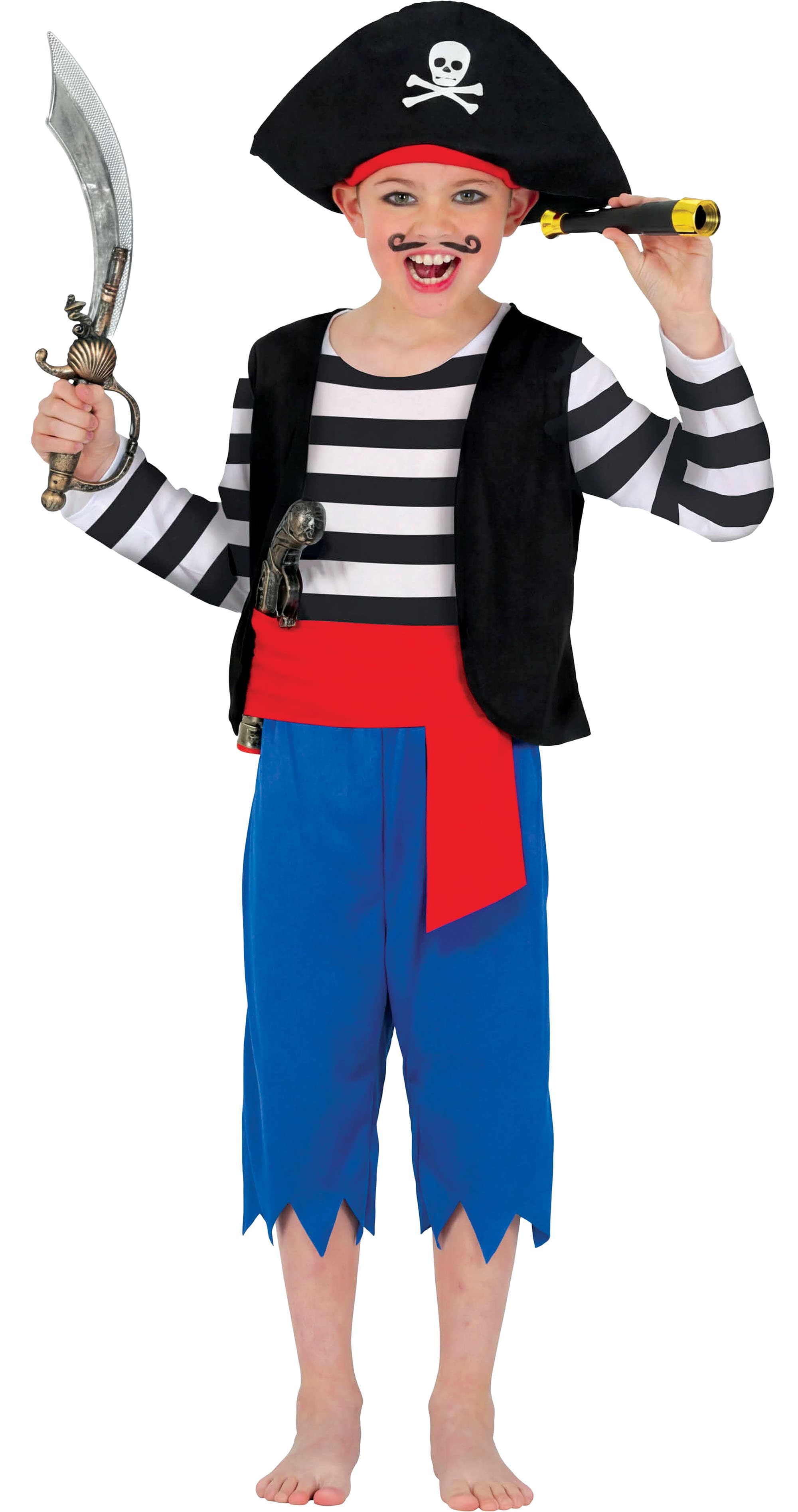 Pirat – kostume til børn
