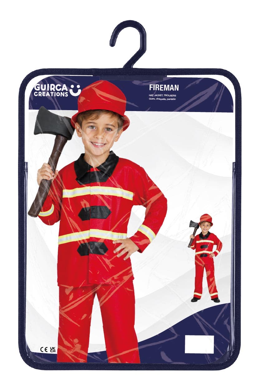 Brandmand – kostume til drenge, model 85588