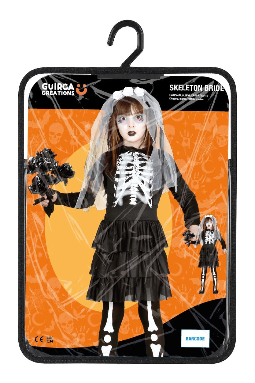 Skeletbrud – kostume til piger