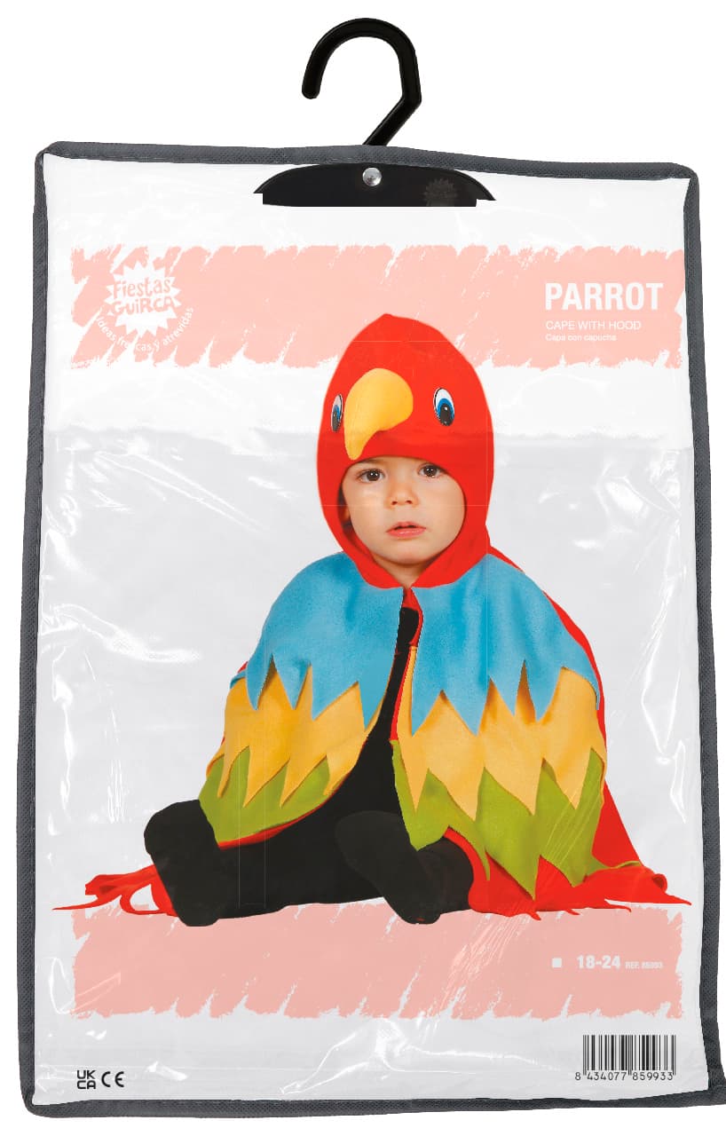 Papegøje – kostume til baby