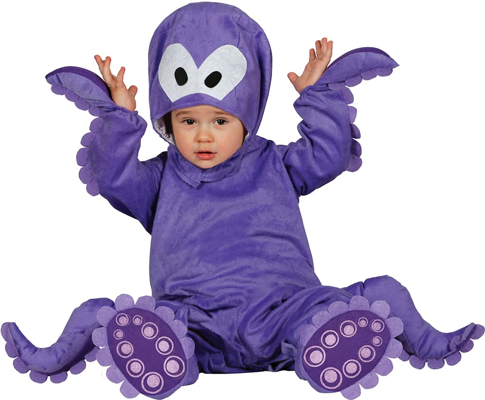Blæksprutte – kostume til baby