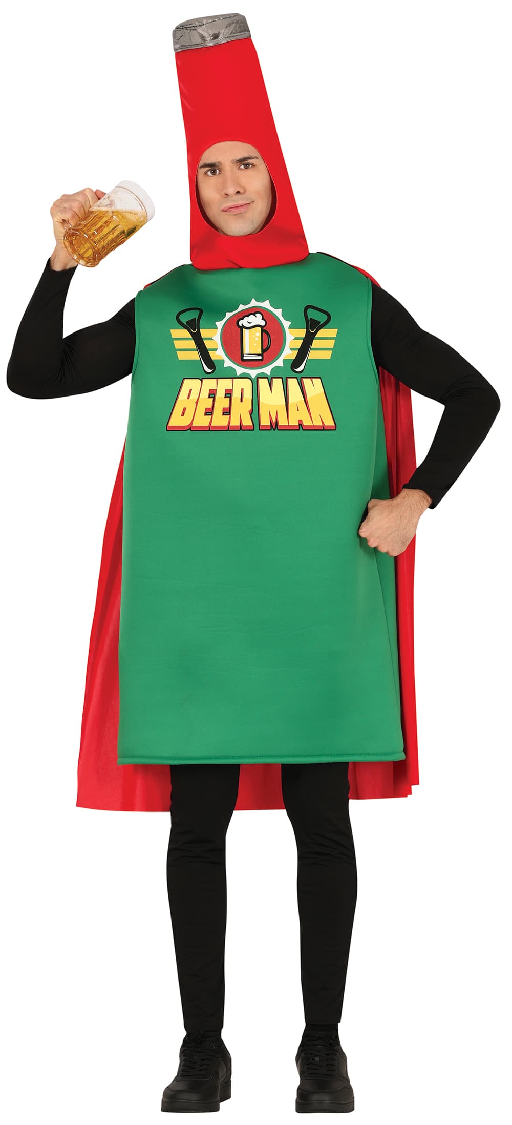 Beerman-flaske – kostume til herrer, model 86011