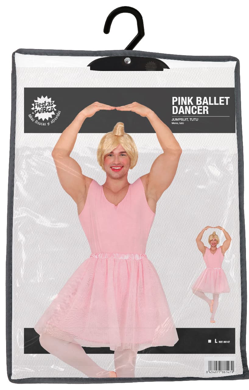 Lyserød balletdanser – kostume til herrer
