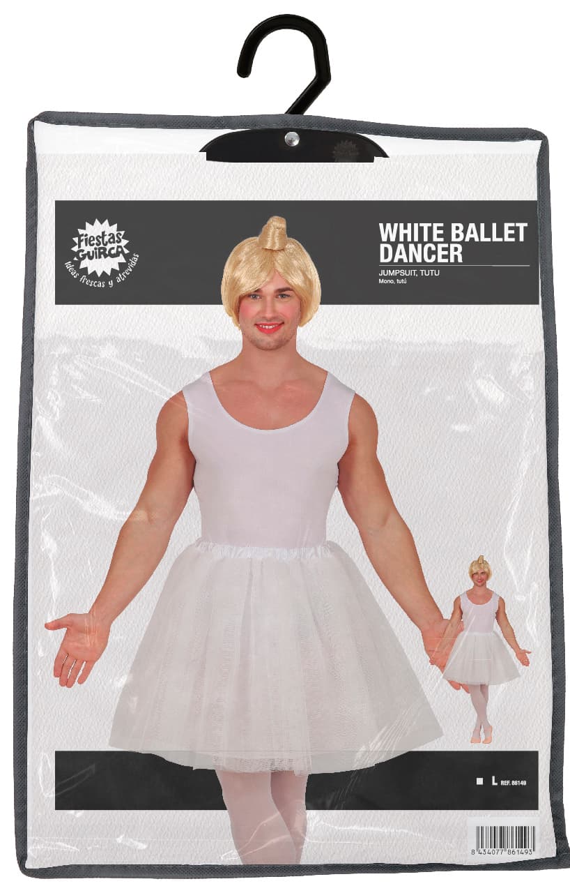 Hvid balletdanser – kostume til herrer