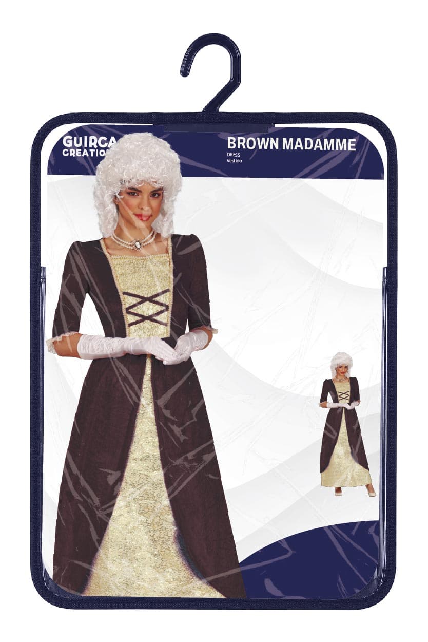 Madame i brunt – kostume til damer