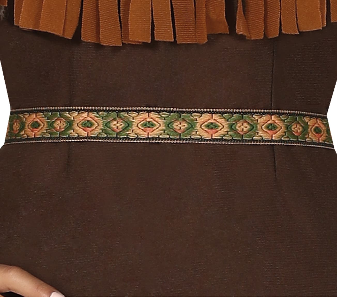 Indisk – kostume til damer, brun, model 86386