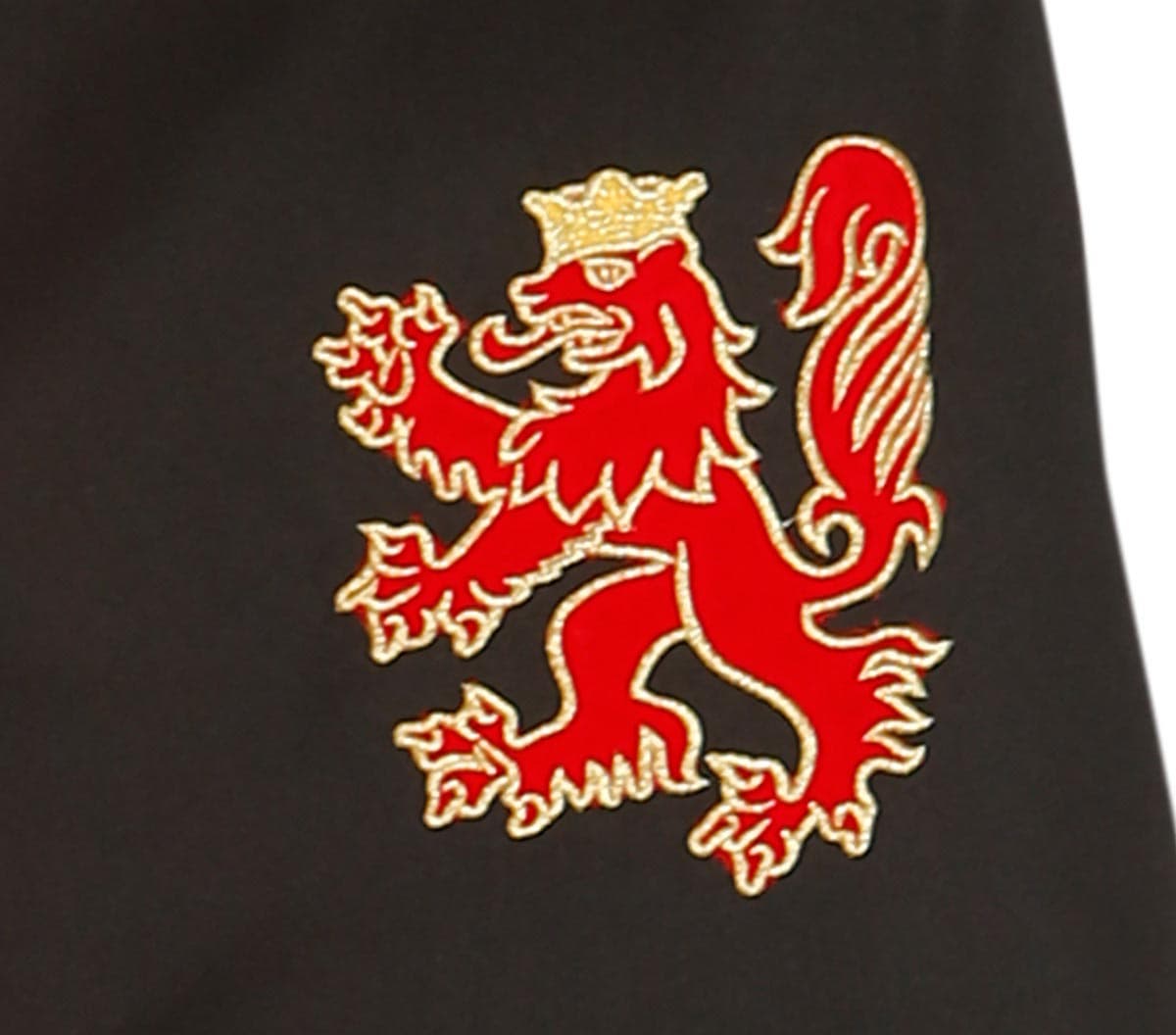 Middelalderridder – kostume til herrer, rød og sort