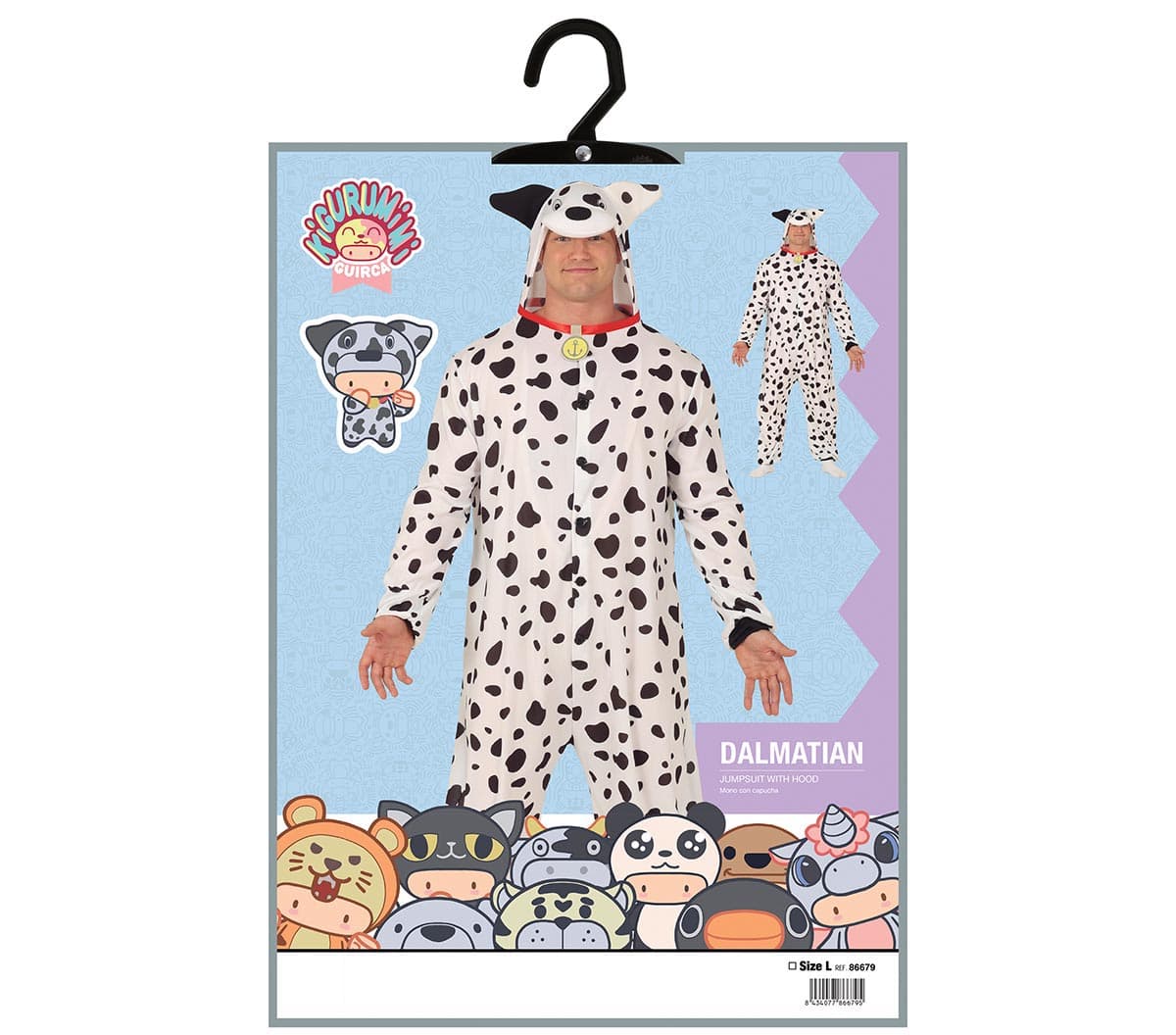 Dalmatiner-kigurumi – kostume til voksne