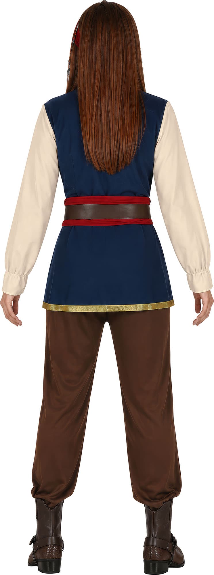 Pirat – kostume til damer, flerfarvet, model 86840