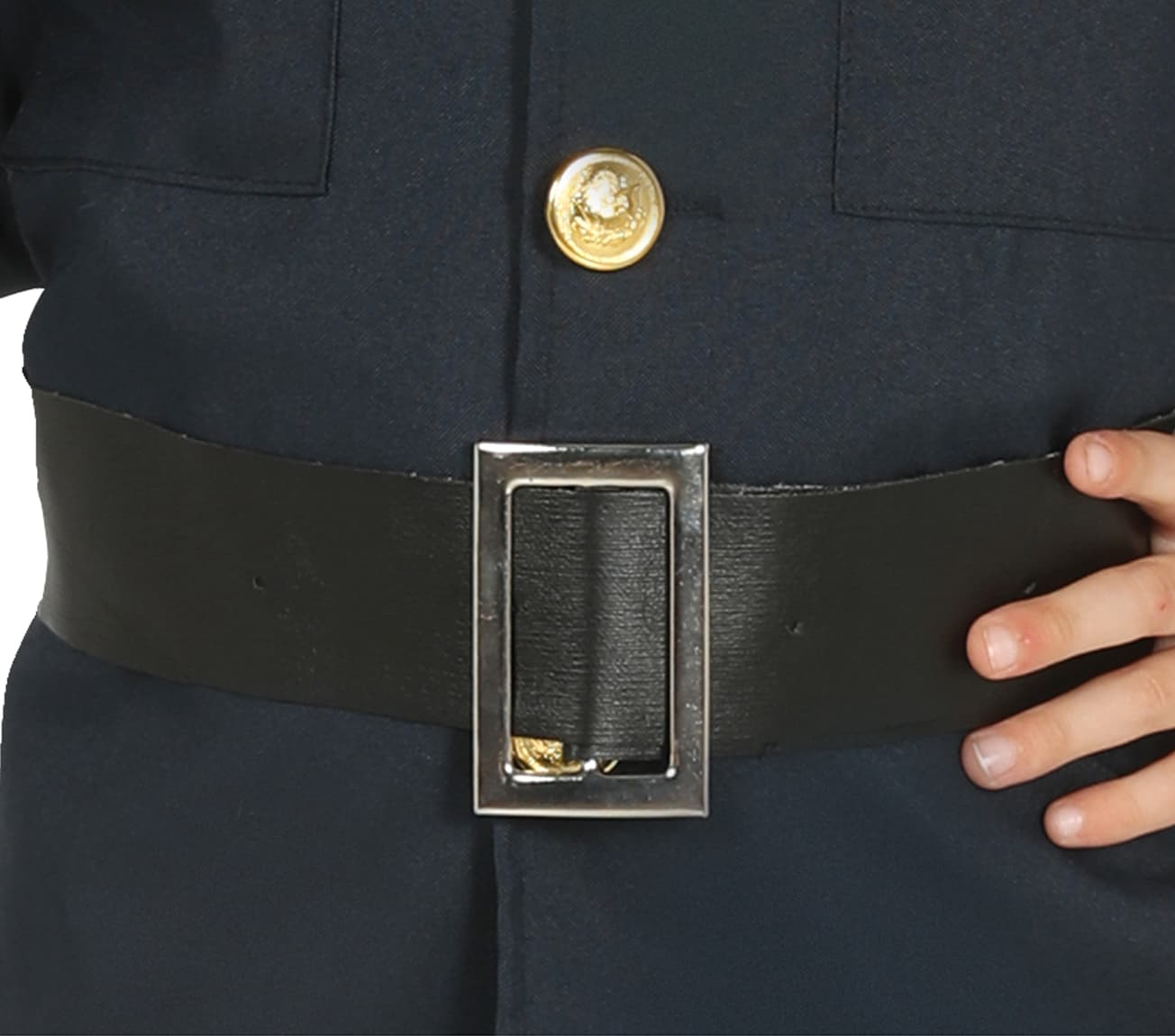 Politi – kostume til drenge, blå, model 87455