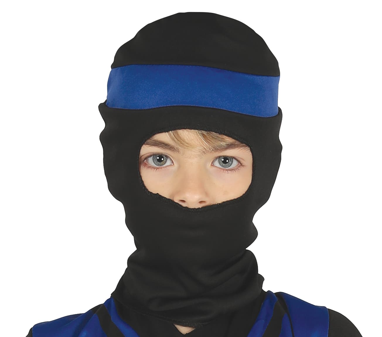 Blå ninja – kostume til drenge