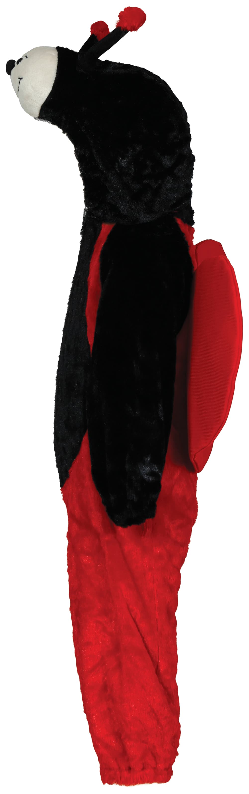 Mariehøne – kostume til baby, sort og rød, model 87841