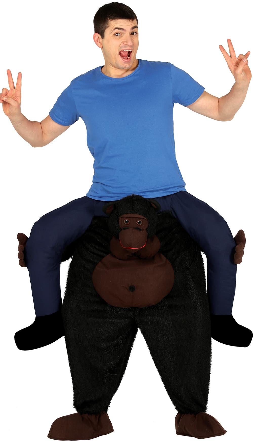 Båret af gorilla – kostume til voksne