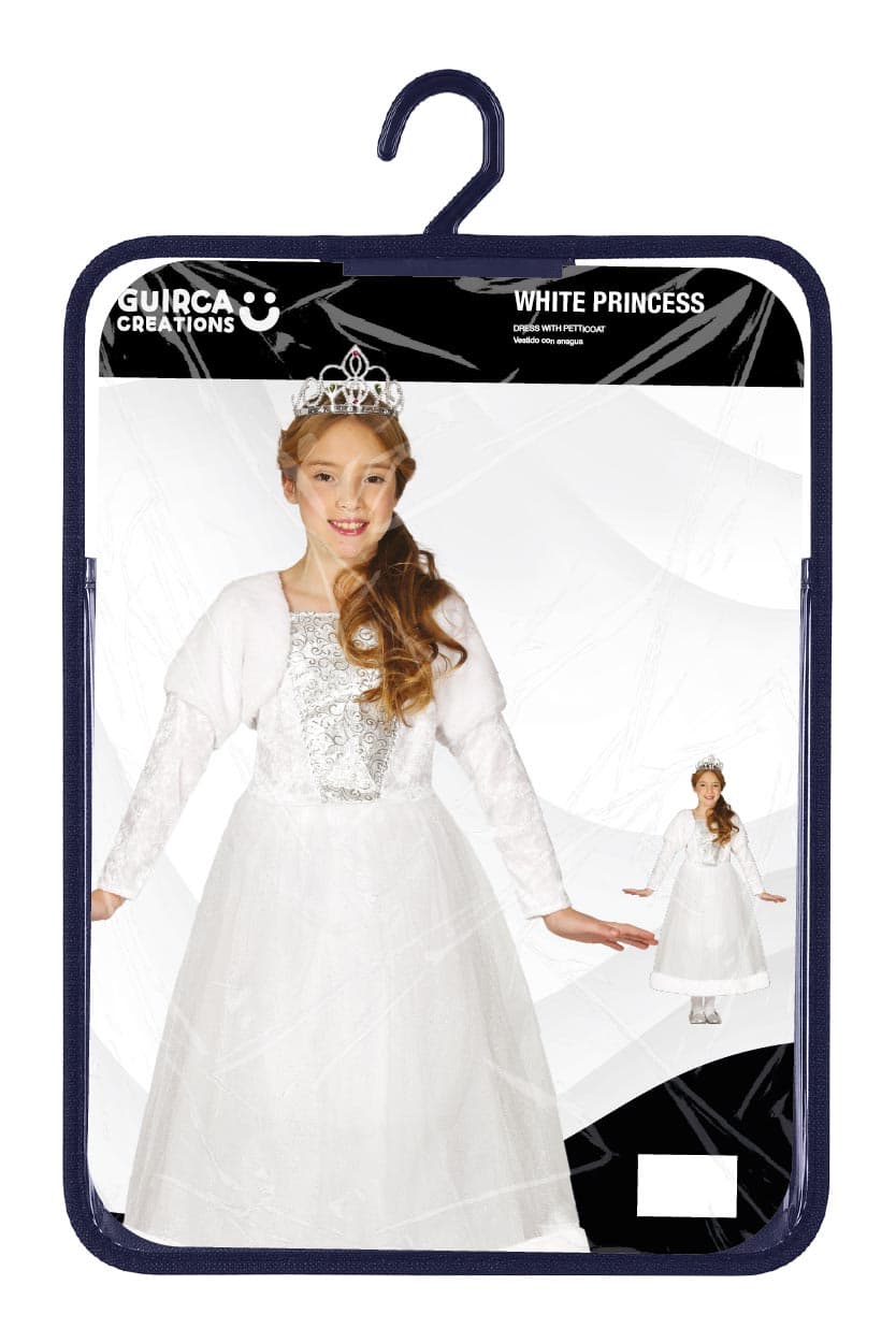 Hvid prinsesse – kostume til piger