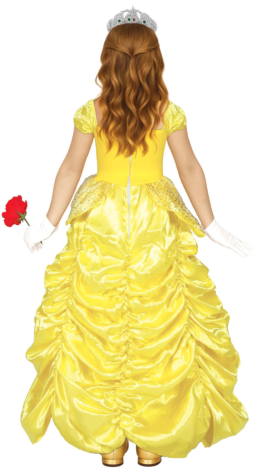 Gul prinsesse – kostume til piger