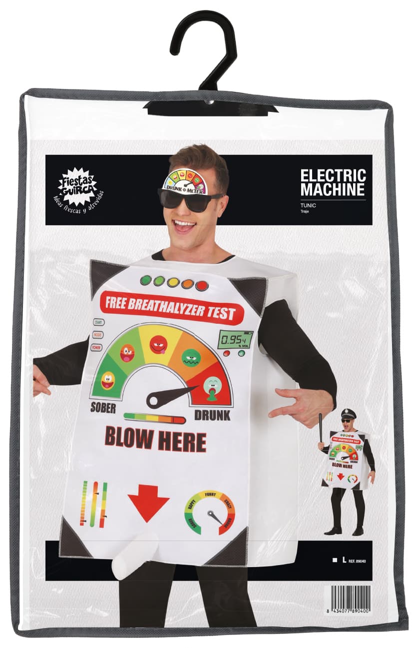 Elektrisk maskine – kostume til herrer