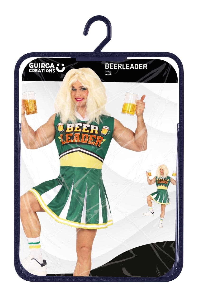 Øl-cheerleader – kostume til herrer