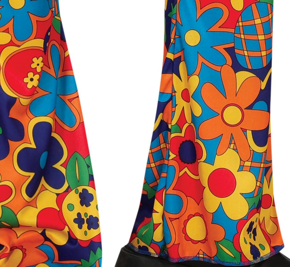 Blomsterhippie – kostume til herrer, flerfarvet