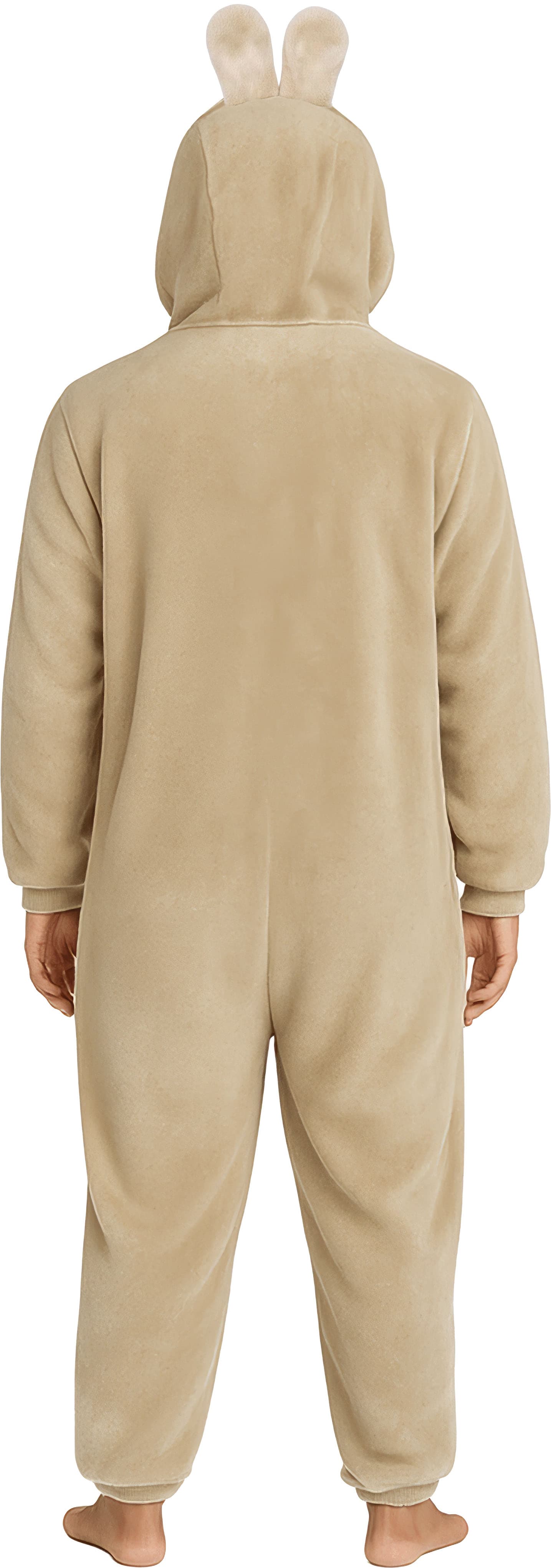 Beige Lulu-monsterpyjamas – kostume til damer