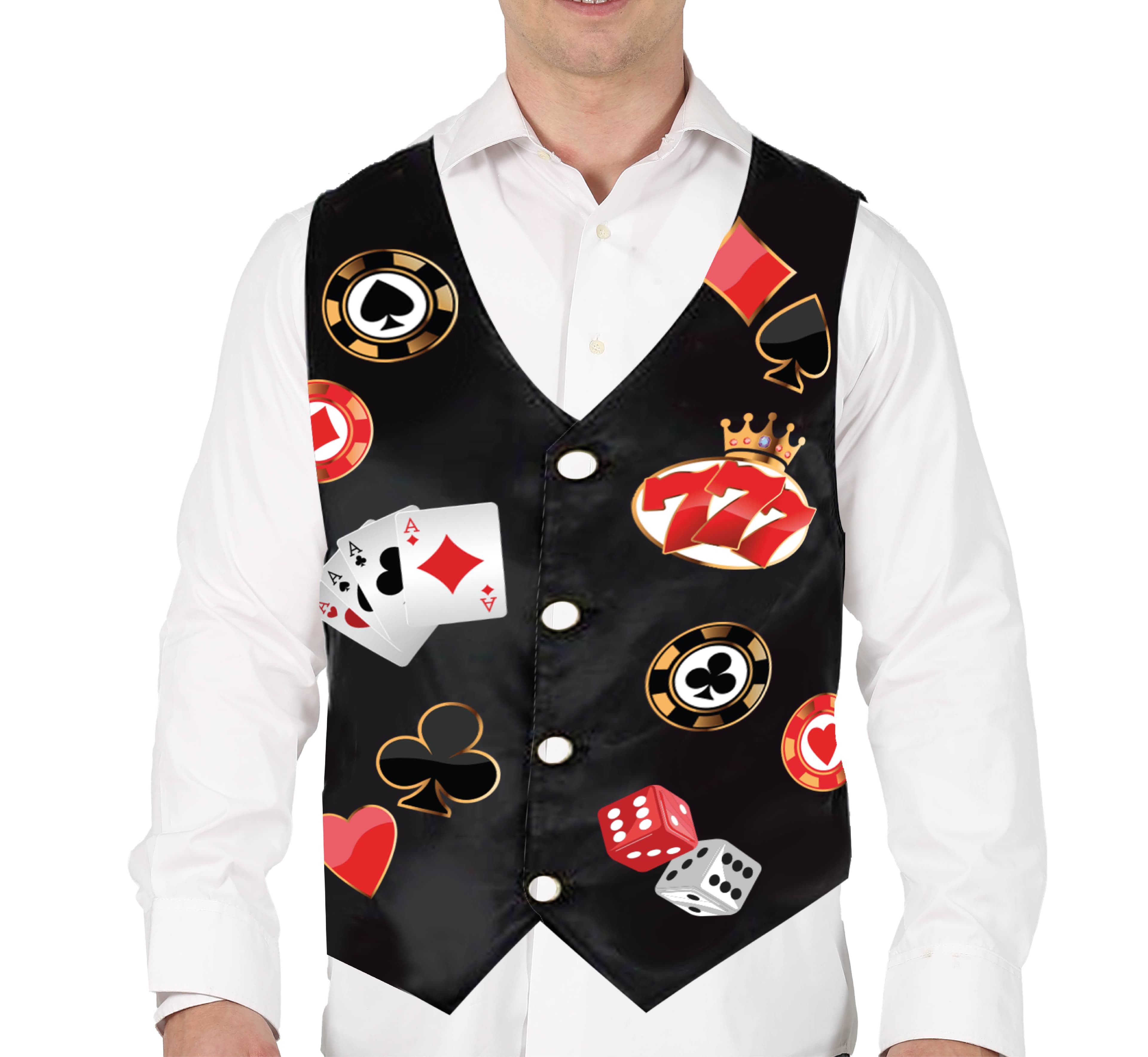 Pokervest, til voksne