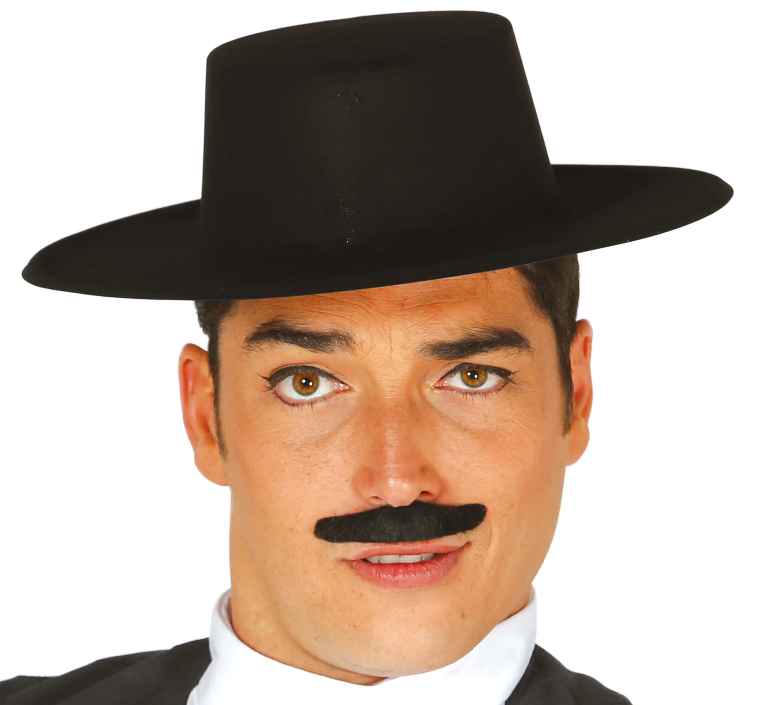 Sort flamencohat i flock