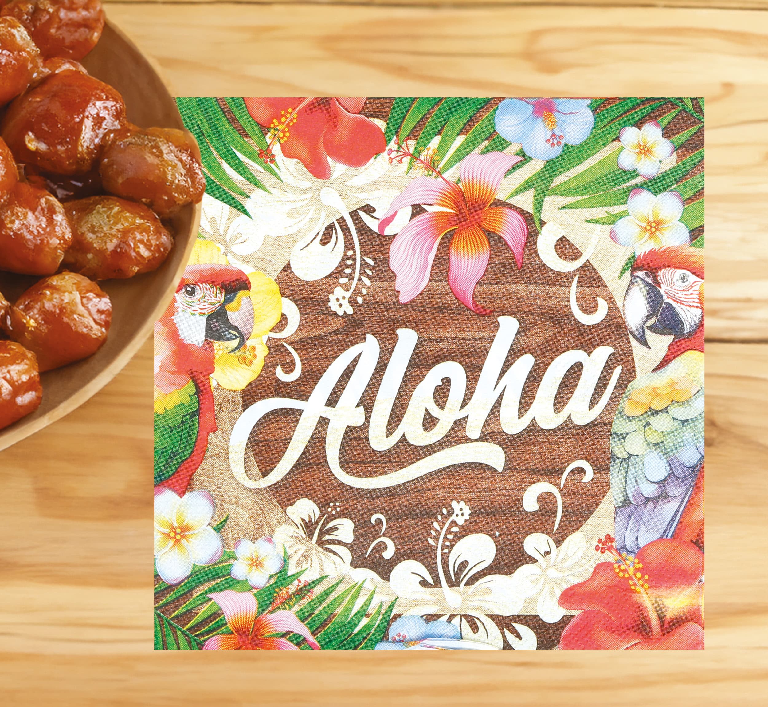 Pose med 20 servietter Aloha Summer, 16 × 16